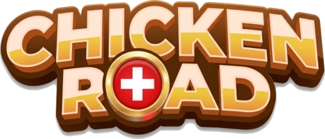 Chicken Road Logo mit Schweizer Kreuz