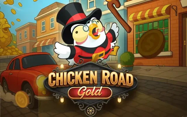Chicken Road Gold Banner von InOut Games