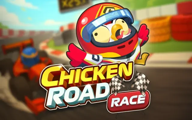 Chicken Road Race Banner von InOut Games